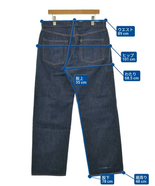 SCYE BASICS（サイベーシックス）デニムパンツ 紺 サイズ:30(M位) メンズ/2200656487431