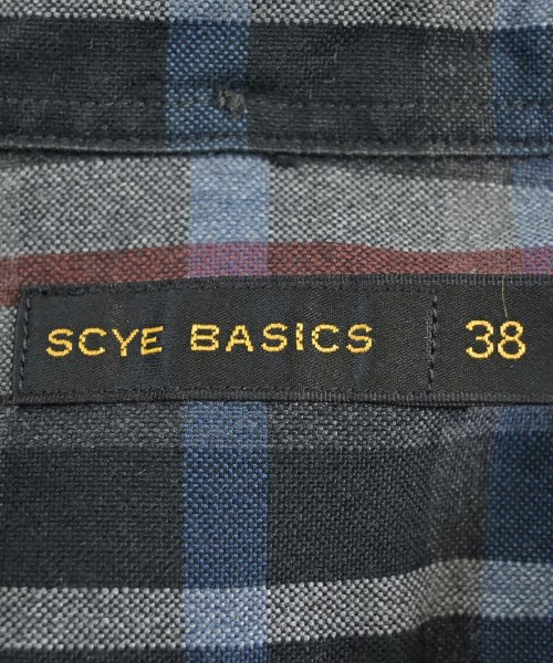 SCYE BASICS（サイベーシックス）カジュアルシャツ グレー サイズ:38(S位) メンズ/2200656433025