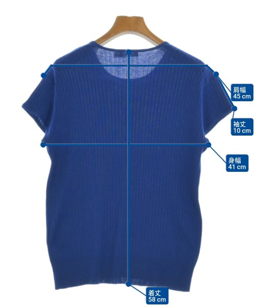 SCYE BASICS（サイベーシックス）ニット・セーター 青 サイズ:38(M位) レディース/2200660473161