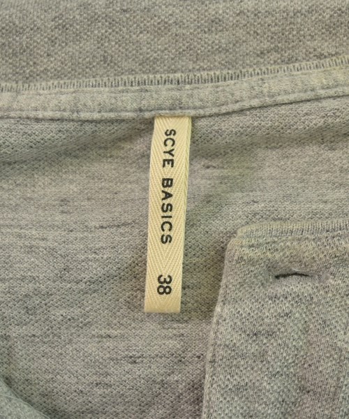 SCYE BASICS（サイベーシックス）ポロシャツ グレー サイズ:38(M位) メンズ/2200645709124