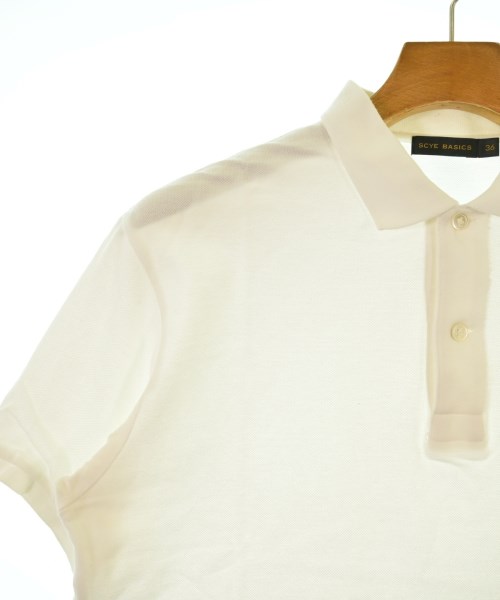 SCYE BASICS（サイベーシックス）ポロシャツ 白 サイズ:36(XS位) メンズ/2200663046133