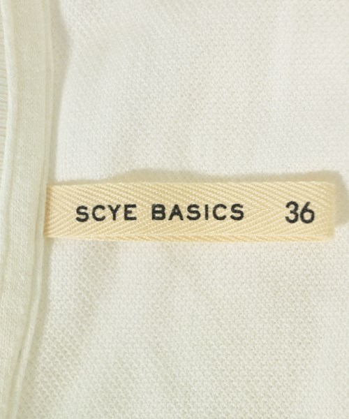 SCYE BASICS（サイベーシックス）ポロシャツ 白 サイズ:36(S位) レディース/2200662867043