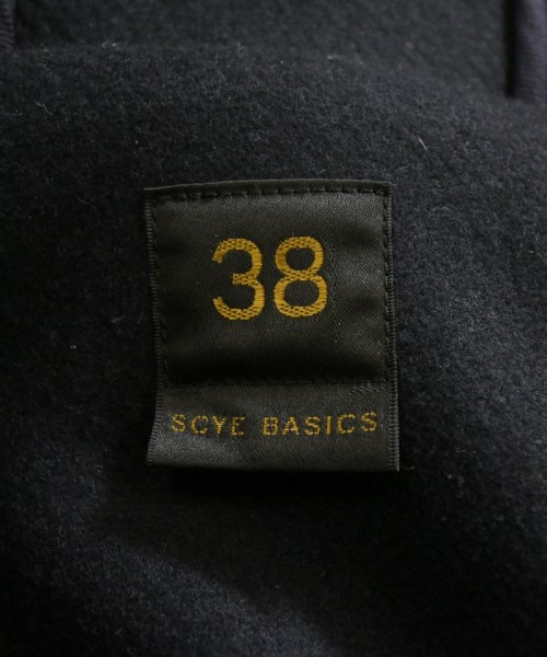 SCYE BASICS（サイベーシックス）ダッフルコート 紺 サイズ:38(S位) メンズ/2200667310018