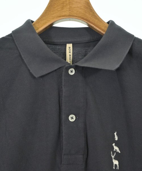 SCYE BASICS（サイベーシックス）ポロシャツ グレー サイズ:42(XL位) メンズ/2200670978014