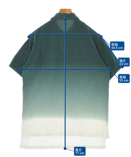 SCYE BASICS（サイベーシックス）ポロシャツ 緑 サイズ:40(M位) メンズ/2200671250065