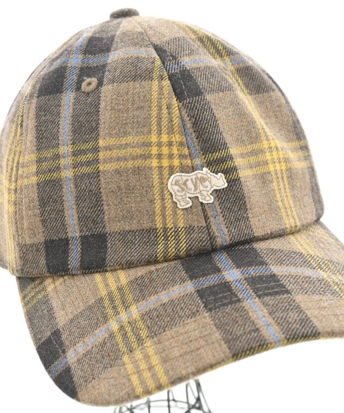 SCYE BASICS（サイベーシックス）キャップ 茶 サイズ:0 メンズ/2200672363047