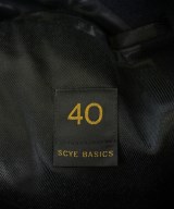 SCYE BASICS（サイベーシックス）チェスターコート 紺 サイズ:40(M位) メンズ/2200725684174