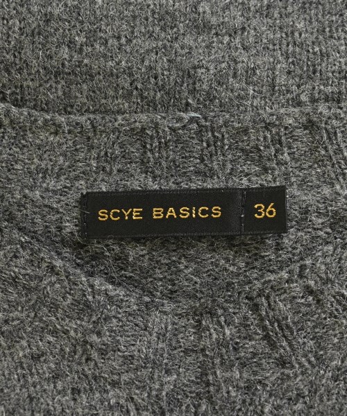 SCYE BASICS（サイベーシックス）ニット・セーター グレー サイズ:36(XS位) メンズ/2200727950024