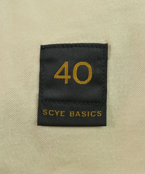 SCYE BASICS（サイベーシックス）チノパン ベージュ サイズ:40(L位) メンズ/2200683793024