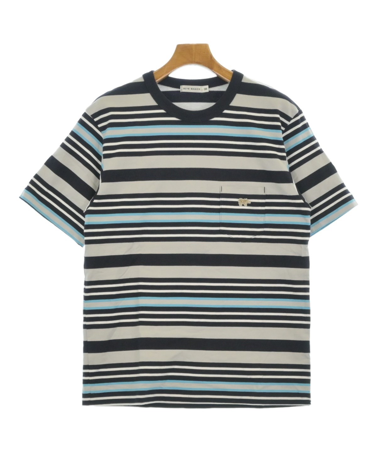 scye サイ　ウールシャツ　半袖　38 SCYE BASICS（サイベーシックス）Tシャツ・カットソー グレー サイズ