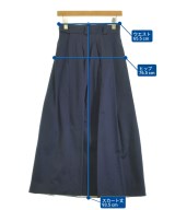 SCYE BASICS（サイベーシックス）ロング・マキシ丈スカート 紺 サイズ:36(S位) レディース/2200691626246