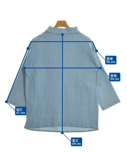 Badhiya（バディーヤ）カジュアルシャツ 青 サイズ:1(S位) メンズ/2200559365065