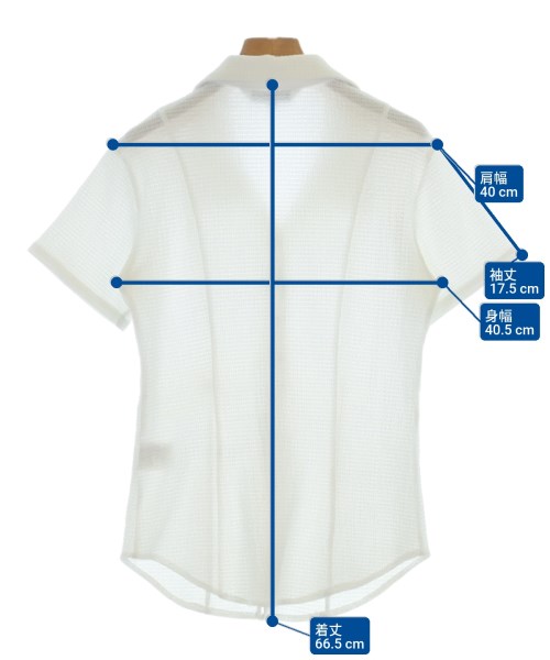 GENERAL IDEA（ジェネラルアイディア）カジュアルシャツ 白 サイズ:S レディース/2200640412074