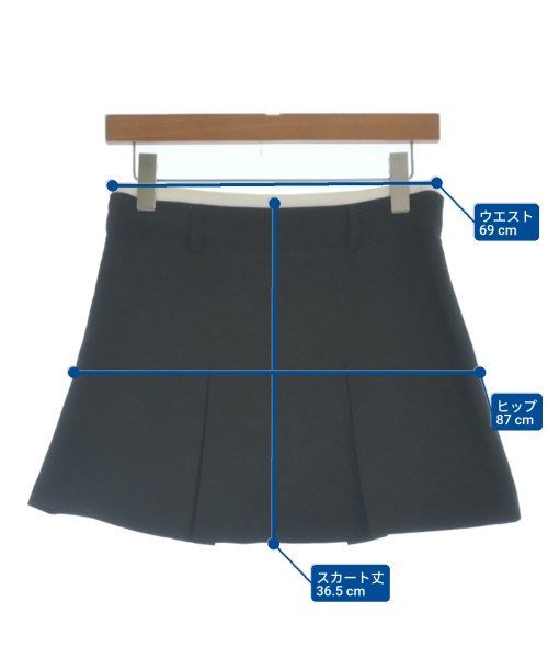 GENERAL IDEA（ジェネラルアイディア）ミニスカート 黒 サイズ:S レディース/2200640412081