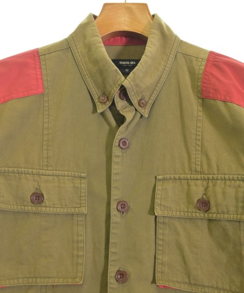 GENERAL IDEA（ジェネラルアイディア）カジュアルシャツ カーキ サイズ:48(L位) メンズ/2200645937046