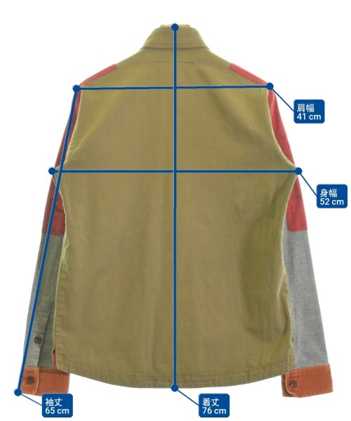 GENERAL IDEA（ジェネラルアイディア）カジュアルシャツ カーキ サイズ:48(L位) メンズ/2200645937046