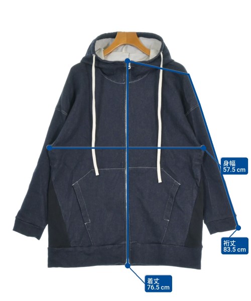 rdv o globe（ランデブーオーグローブ）パーカー 青 サイズ:1(S位) メンズ/2200638557046