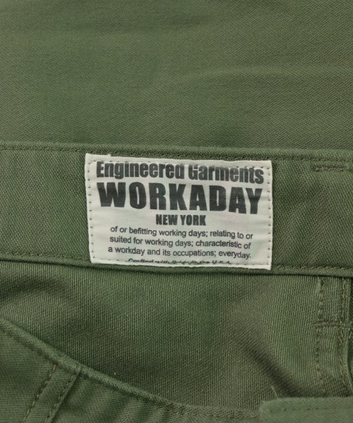 Engineered Garments WORKADAY（エンジニアードガーメンツワーカーデイ）カーゴパンツ カーキ サイズ:M メンズ/2200642417084