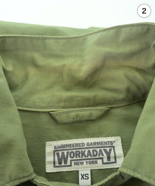 Engineered Garments WORKADAY（エンジニアードガーメンツワーカーデイ）ブルゾン カーキ サイズ:XS メンズ/2200631282051