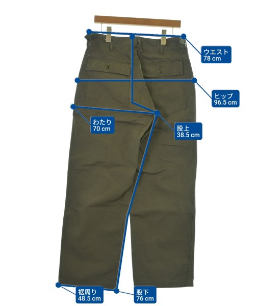 Engineered Garments WORKADAY（エンジニアードガーメンツワーカーデイ）カーゴパンツ カーキ サイズ:XS メンズ/2200622070056