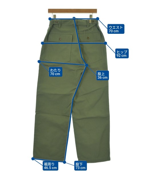 Engineered Garments WORKADAY（エンジニアードガーメンツワーカーデイ）カーゴパンツ カーキ サイズ:XS メンズ/2200622070063
