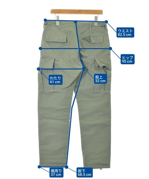 Engineered Garments WORKADAY（エンジニアードガーメンツワーカーデイ）カーゴパンツ カーキ サイズ:32(L位) メンズ/2200612787230
