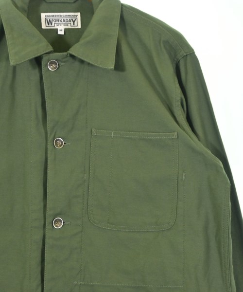 Engineered Garments WORKADAY（エンジニアードガーメンツワーカーデイ）カバーオール カーキ サイズ:M メンズ/2200569618038