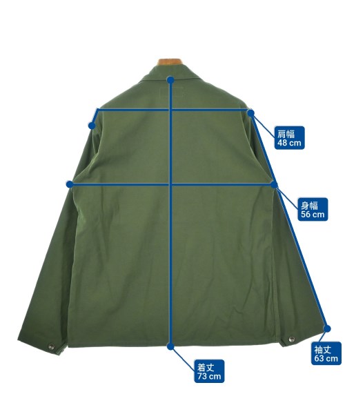 Engineered Garments WORKADAY（エンジニアードガーメンツワーカーデイ）カバーオール カーキ サイズ:M メンズ/2200569618038