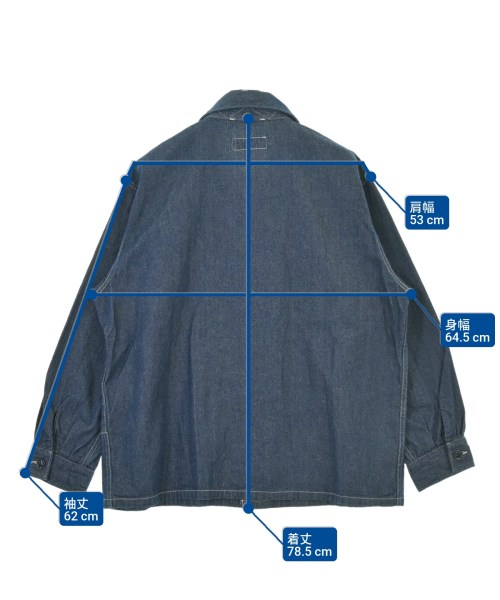 Engineered Garments WORKADAY（エンジニアードガーメンツワーカーデイ）デニムジャケット 青 サイズ:S メンズ/2200676368062