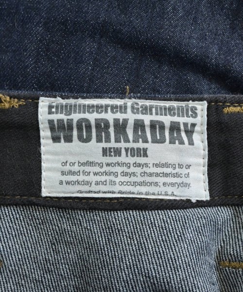 Engineered Garments WORKADAY（エンジニアードガーメンツワーカーデイ）デニムパンツ 紺 サイズ:XS メンズ/2200675559034