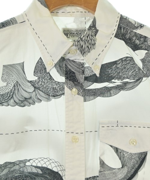 Engineered Garments WORKADAY（エンジニアードガーメンツワーカーデイ）カジュアルシャツ 白 サイズ:S メンズ/2200704733091