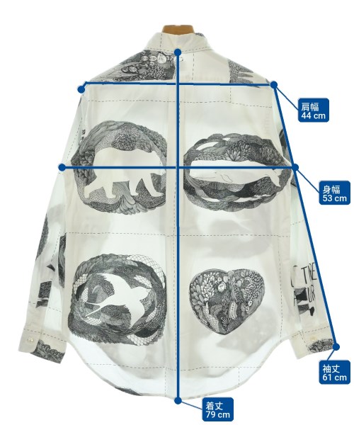 Engineered Garments WORKADAY（エンジニアードガーメンツワーカーデイ）カジュアルシャツ 白 サイズ:S メンズ/2200704733091