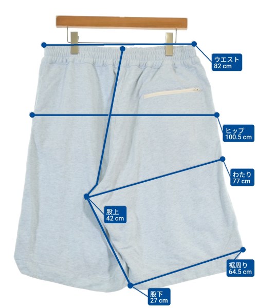 Engineered Garments WORKADAY（エンジニアードガーメンツワーカーデイ）ショートパンツ 青 サイズ:M メンズ/2200672006104