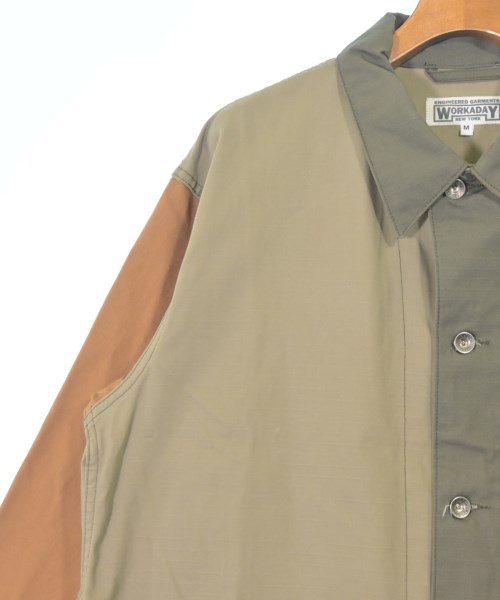 Engineered Garments WORKADAY（エンジニアードガーメンツワーカーデイ）ステンカラーコート カーキ サイズ:M メンズ/2200682900058