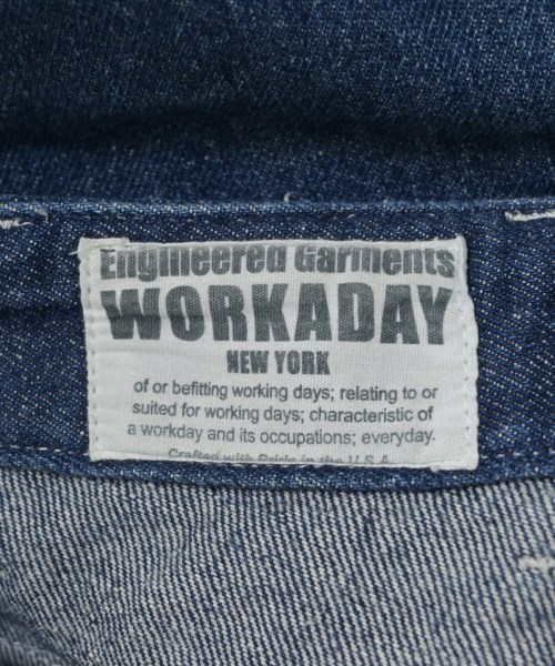 Engineered Garments WORKADAY（エンジニアードガーメンツワーカーデイ）デニムパンツ 青 サイズ:XS メンズ/2200686826095
