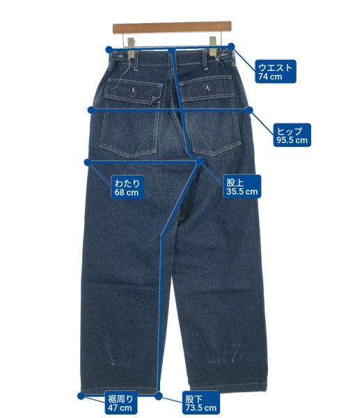 Engineered Garments WORKADAY（エンジニアードガーメンツワーカーデイ）デニムパンツ 青 サイズ:XS メンズ/2200686826095