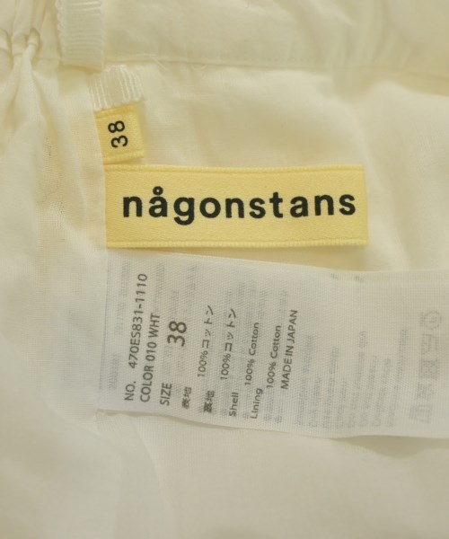 nagonstans（ナゴンスタンス）ロング・マキシ丈スカート 白 サイズ:38(M位) レディース/2200623312162