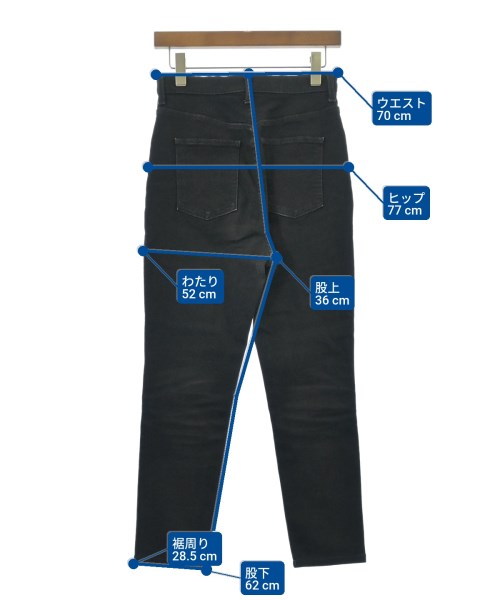 nagonstans（ナゴンスタンス）デニムパンツ 黒 サイズ:38(M位) レディース/2200640146023