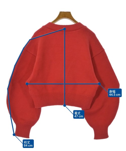 nagonstans（ナゴンスタンス）カーディガン 赤 サイズ:M レディース/2200642496010