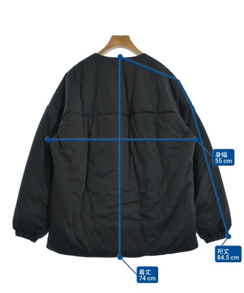 nagonstans（ナゴンスタンス）ダウンジャケット/ダウンベスト 黒 サイズ:S レディース/2200643142015