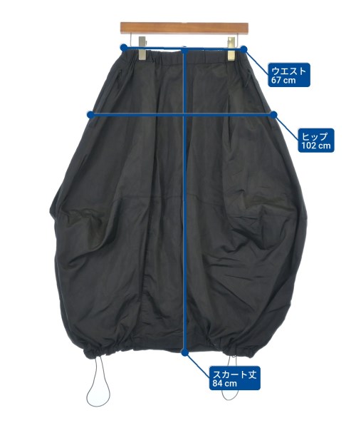 nagonstans（ナゴンスタンス）ロング・マキシ丈スカート 黒 サイズ:S レディース/2200626541149