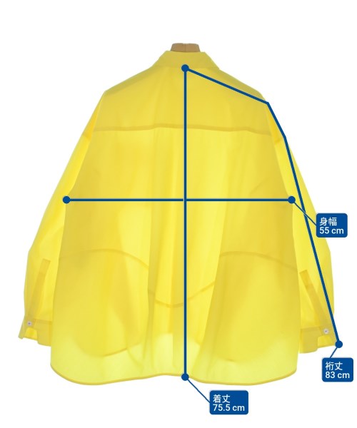 nagonstans（ナゴンスタンス）カジュアルシャツ 黄 サイズ:M レディース/2200632243044