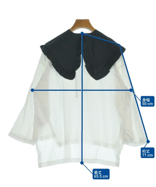 nagonstans（ナゴンスタンス）Tシャツ・カットソー 白 サイズ:38(M位) レディース/2200665127052