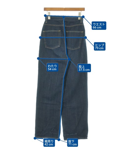 nagonstans（ナゴンスタンス）デニムパンツ 紺 サイズ:36(S位) レディース/2200674714212