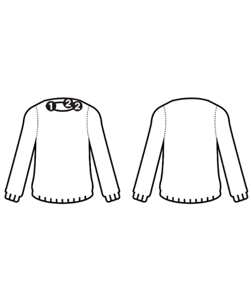 nagonstans（ナゴンスタンス）ニット・セーター 白 サイズ:38(M位) レディース/2200672668586