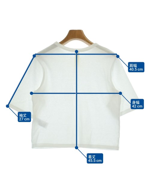 nagonstans（ナゴンスタンス）Tシャツ・カットソー 白 サイズ:38(M位) レディース/2200700689101
