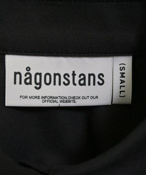 nagonstans（ナゴンスタンス）シャツワンピース 黒 サイズ:S レディース/2200647724019
