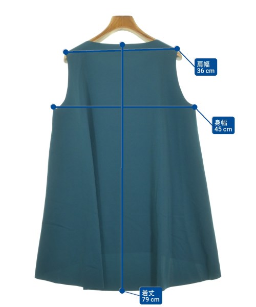 nagonstans（ナゴンスタンス）ノースリーブ 青 サイズ:38(M位) レディース/2200656767144