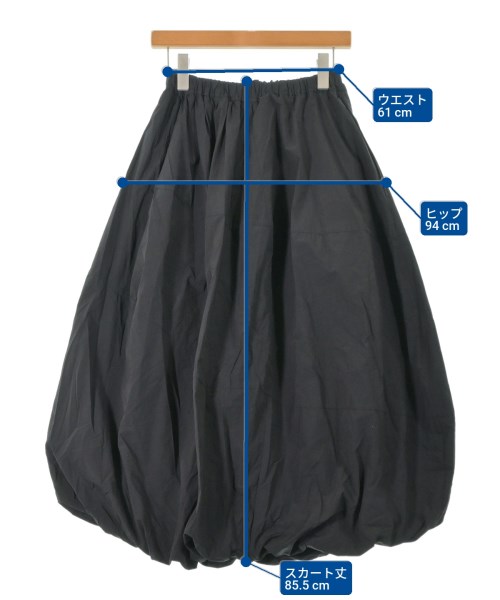 nagonstans（ナゴンスタンス）ロング・マキシ丈スカート 黒 サイズ:S レディース/2200658369049