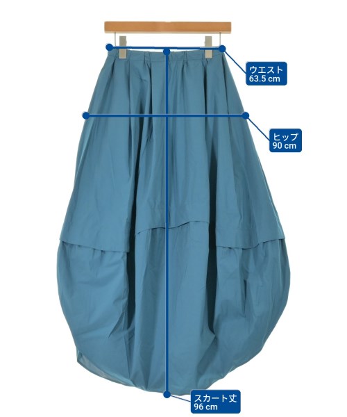 nagonstans（ナゴンスタンス）ロング・マキシ丈スカート 青 サイズ:38(M位) レディース/2200660592039